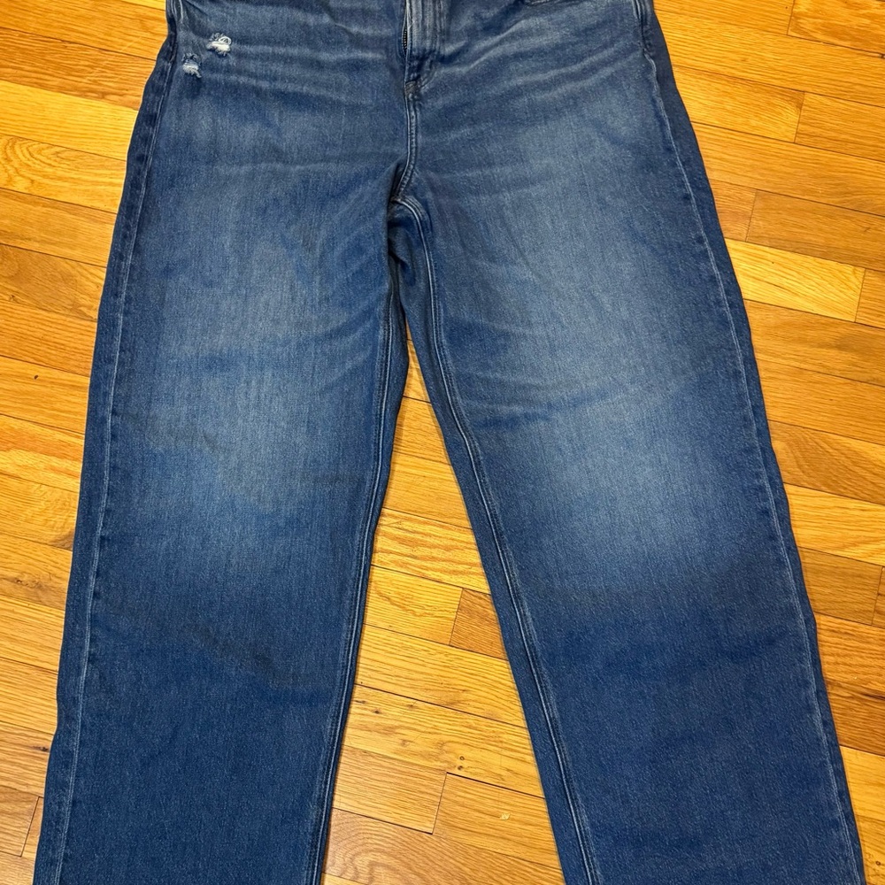 American Eagle Outfitters Women's Straight Leg Blue Jeans 16 Long